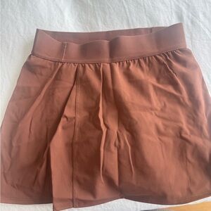 Brown Athletic Skirt